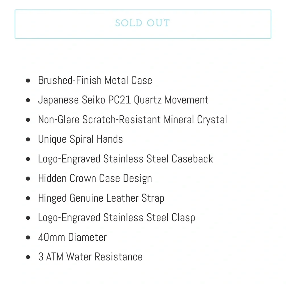 $255⌚️🌀🐄Simplify 2700 Unisex Women’s Mint Green Leather Watch SIM2705 - Picture 8 of 8